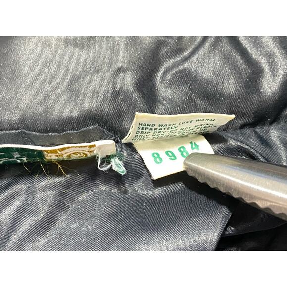 VTG 1980s BLK IZOD Club Cherry Hills Club Windbreaker Jacket Zip Up Hooded Sz XL - Picture 12 of 12